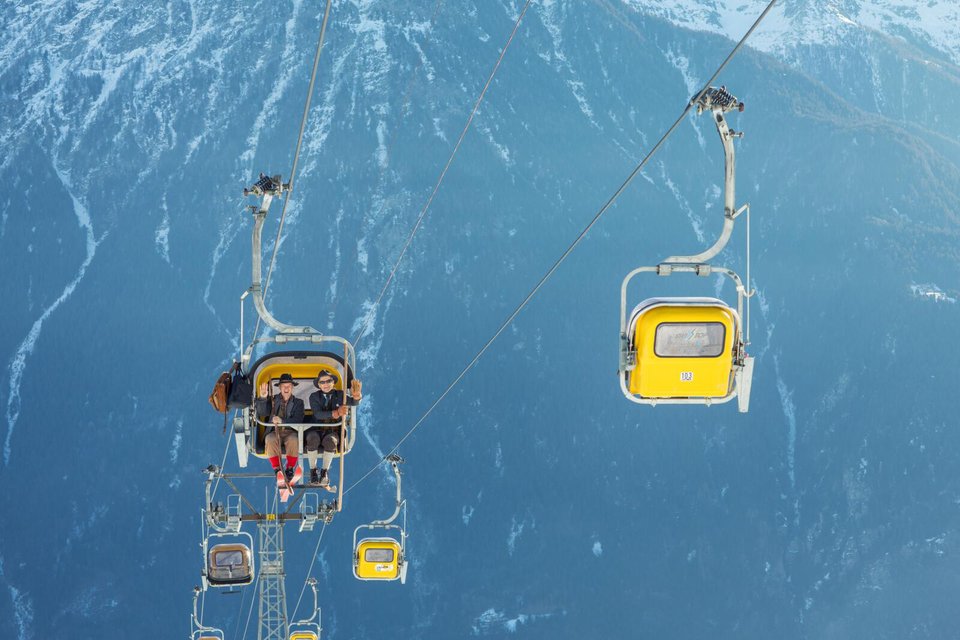 Sessellift im Skigebiet Nara