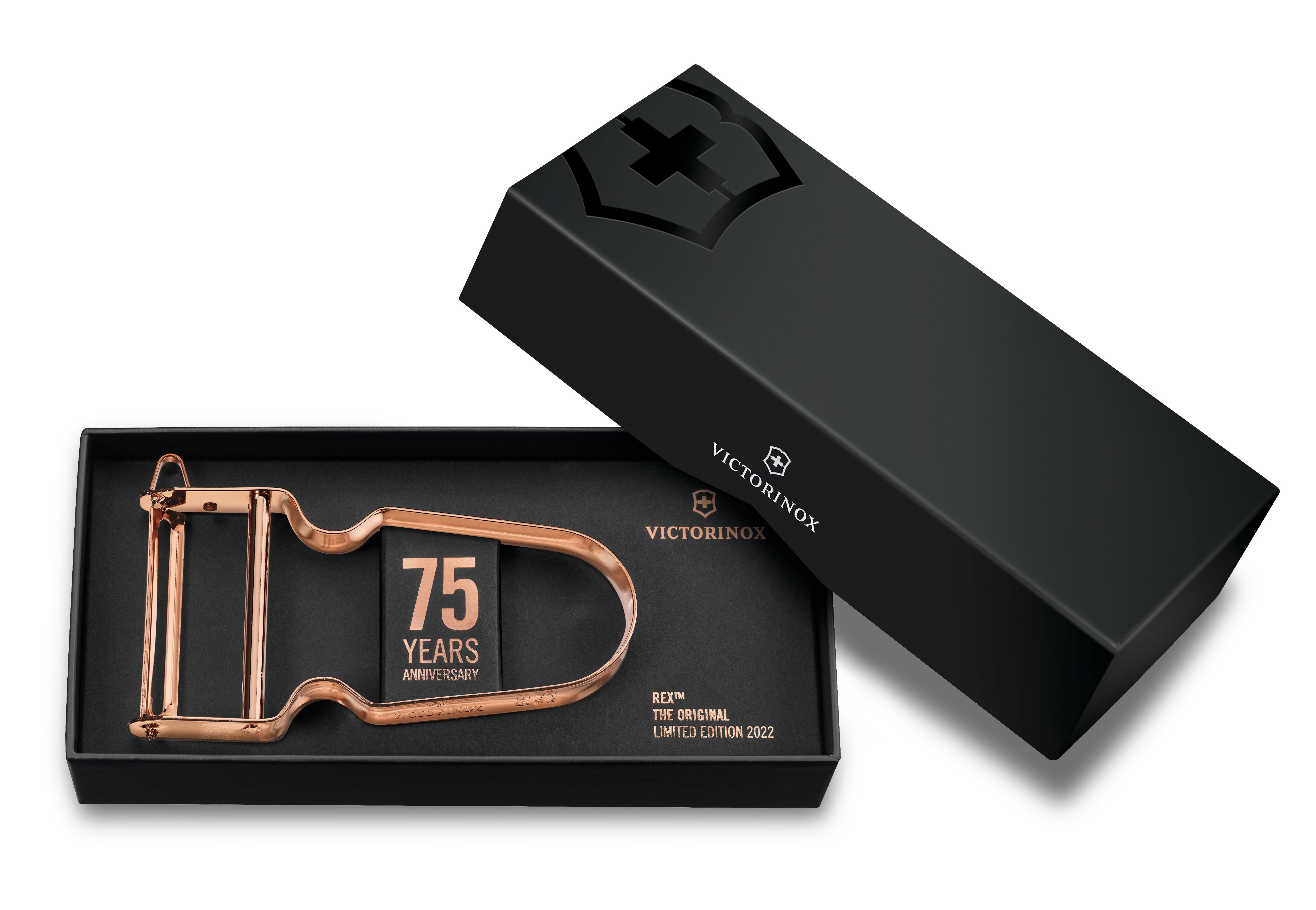 Victorinox REX Sparschäler Roségold mit Verpackung