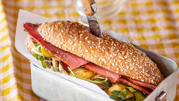 Lord Sandwich wäre hin und weg: Simon Kräuchis belegtes Brot mit Pastrami ist der Lunch-Renner im «La Boulotte».