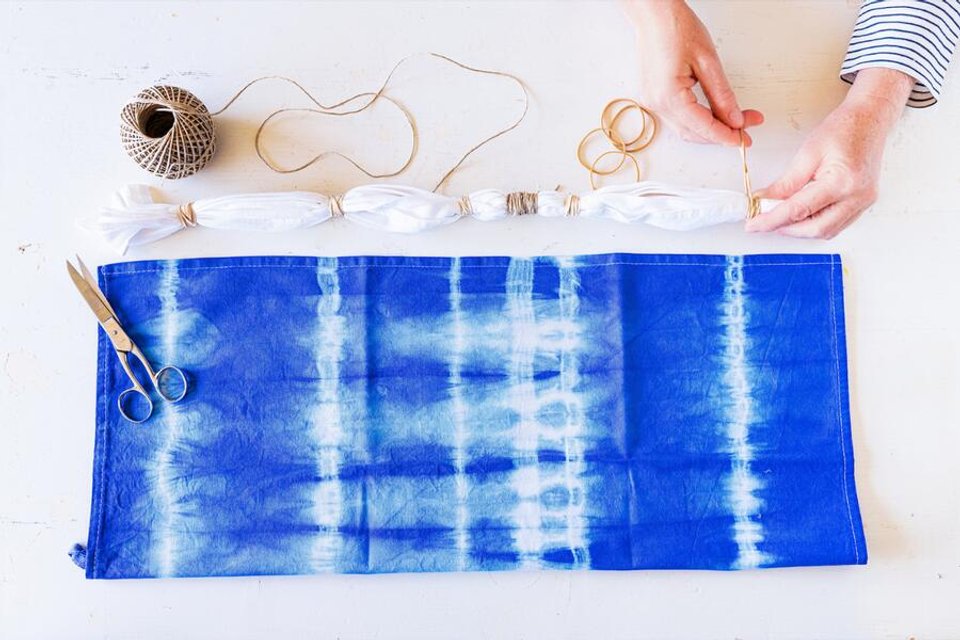 Shibori Schritt 1