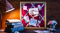 Nie mehr unsortiert. Auf einem Memoboard hat alles Platz: Konzertkarte, Foto, Einkaufszettel, Rechnungen, Schmuck, Schlüssel …