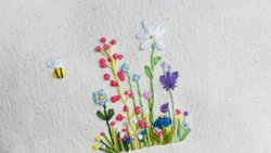 Die Kunst des Blumenstickens