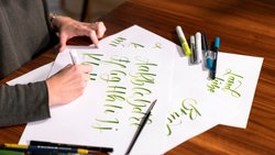 Brushpen-Lettering mit Bettina Berrut_Online-Kurs LandLiebe